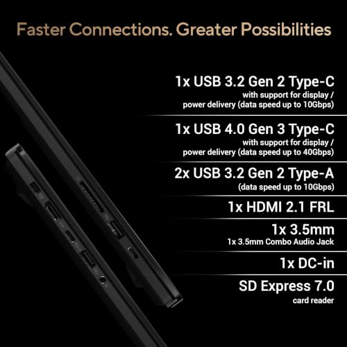 ASUS ProArt P16 (2026),AMD Ryzen AI 9 HX 370,RTX 5080-16GB,32GB RAM,1TB SSD,4K OLED,16"(40 cm),Windows 11 Home,M365 Basic(1 Year),Office 2024,Nano Black,1.95 Kg,H7606WW-SE066WS,Creator/Gaming Laptop