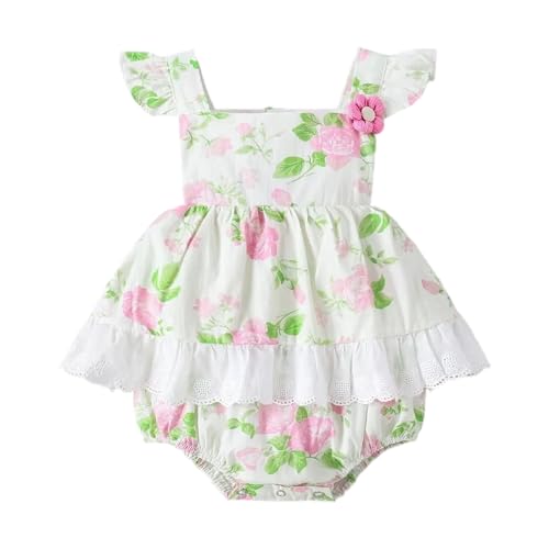 Hopscotch Floral Applique Onesie (3-6 Months)