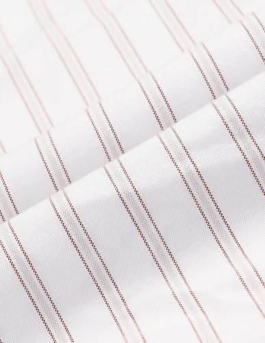 U.S.Polo Association Men's Vertical Striped Oxford Shirt (USSHT3399_Khaki_44)