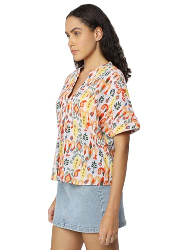 VERO MODA Women Regular Fit Multicolor Top