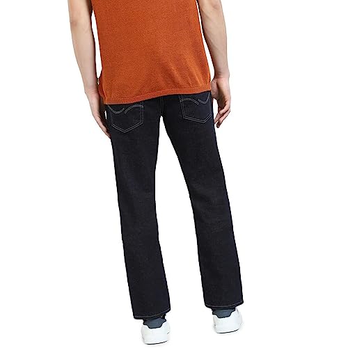 Jack & Jones Men's Cotton Blend Regular Fit Blue Jeans_28