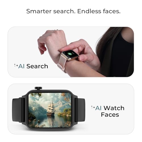 Noise Pulse Hyper Smart Watch with 21 Days Battery, 1.85" Display, AI Watch Faces, 100+ Sports Modes, Health Suite, SpO2 & Heart Rate Monitor, 1ATM Water Resistant(Space Blue)