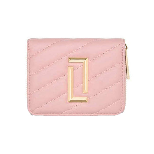 Lavie Luxe Women's Diagonal Flap Quilted Small Zip Wallet |Ladies Gift