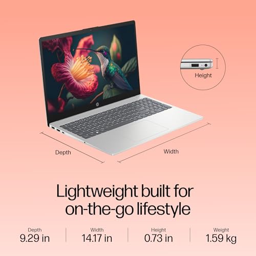 HP 15, 13th Gen Intel Core i5-1334U Laptop (8GB RAM, 512GB SSD), Anti-Glare, 15.6"/39.6cm, FHD, Win 11, MS Office 2021, + HP Care Pack 2 Years Additional Warranty with Onsite Support