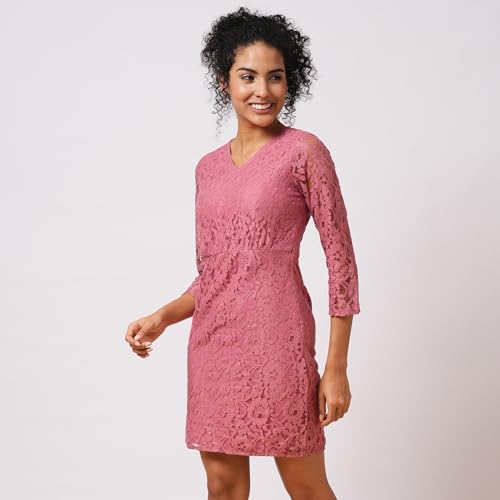 Globus Women Dress (GS570717_Pink_S)