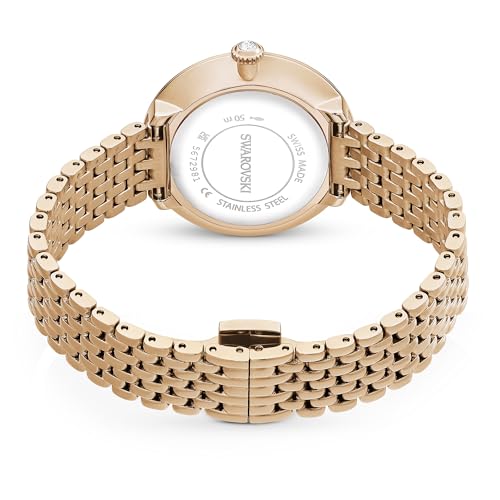 Swarovski Metal Analog Rose Gold Tone Dial Women's Watch-5672981, Band Color-Rose Gold