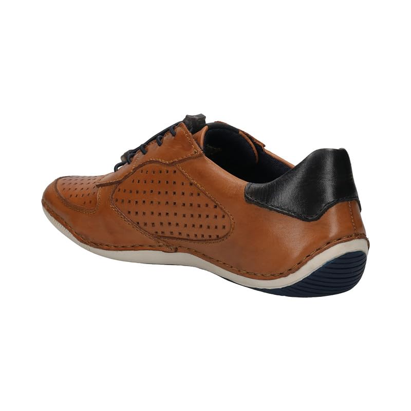 Bugatti Canario Cognac Men's Stitched Casual Sneakers - UK 6