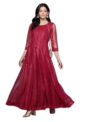 Ahalyaa Womens Printed Ethnic Dress