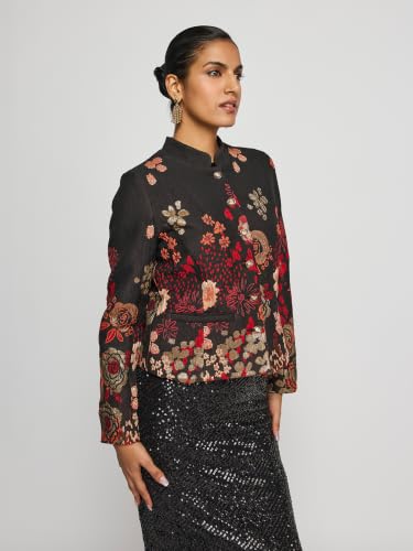 Label RITU KUMAR Black Cherry Jacket