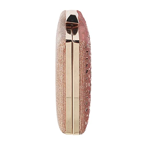 Mochi Womens Synthetic Rose Gold Clutch (One Size)