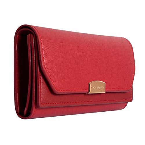 Lino Perros Synthetic Pv Women's Red Coloured Wallet (Red_Frsz)