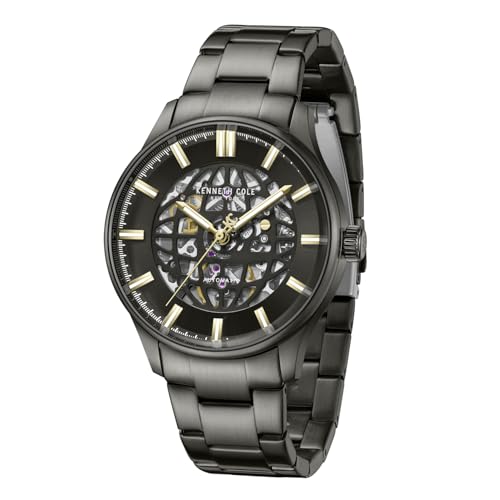 Kenneth Cole Automatic Analog with Black Dial Green Stainless Steel Strap Watch for Men - KCWGY0089004MNW