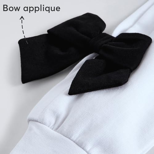 Hopscotch Girls White Full Sleeves Sequin Embellished Sweatshirt for Age (4-5 Years)