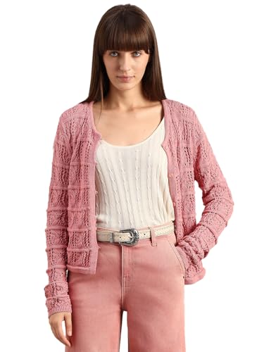 VERO MODA Women's Cotton Round Neck Sweater