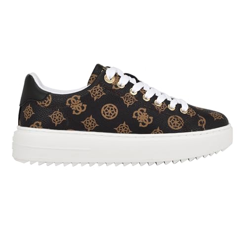 Guess Denesa Women's Sneaker, mid-brown, 8 UK