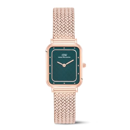 Daniel Wellington Square 24mm Green Dial Analog Women Watch - DW0DL2901