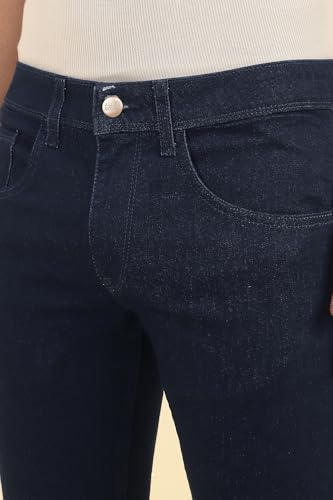 Allen Solly Men Navy Dark Wash Jeans