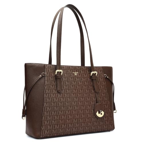 Da Milano Leather Tote Bag for Women - Walnut Brown (LB-0369M-A)