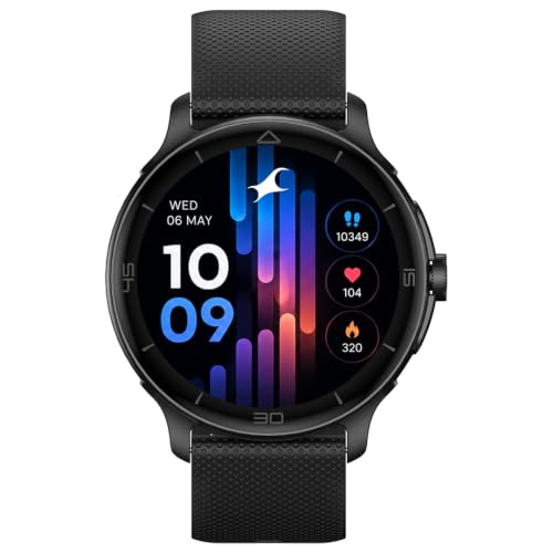 Fastrack Smart Revoltt R1 Smartwatch with 1.38 Inch Display, Bluetooth Calling, AI Voice Assistant and SpO2 Monitor