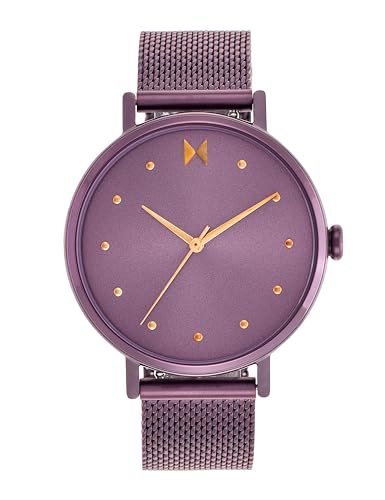 MVMT Stainless Steel Analog Purple Dial Women Watch-28000032-D, Purple Band