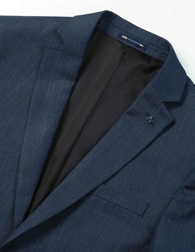 Arrow Men's Polyester Business Suit Pants Set (ARAJSU5566_Navy Blue