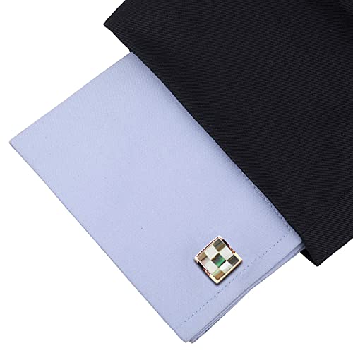 Peluche Natural Multiple stone Fusion (Semi-Precious) Cufflinks for Men
