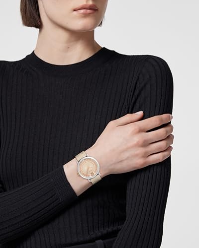 Versace Greca Fortuna 35 mm Ivory Dial Women Analog Watch- VE0A00125
