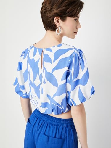 Max Women's Regular Fit Top (TOP52010_Blue