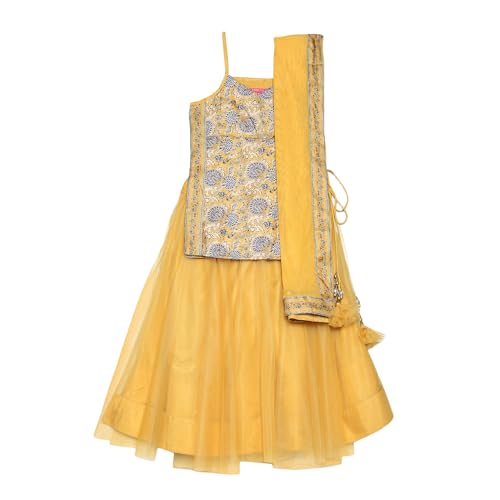 Biba Girls PRINTED STRAIGHT KID(KWMOM N ME5654_YELLOW_9)