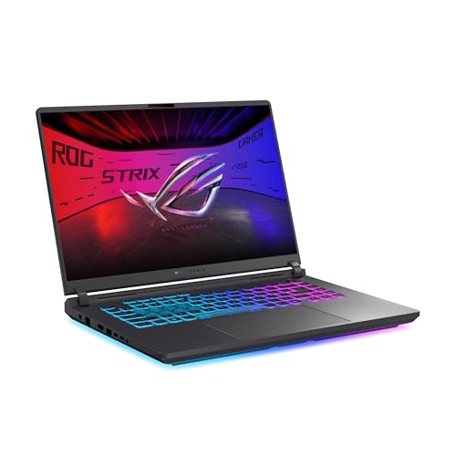 ASUS ROG Strix G16 (2025) Gaming Laptop, 16” ROG Nebula Display 16:10 2.5K 240Hz/3ms, NVIDIA® GeForce RTX™ 5060 GPU, Intel® Core™ Ultra 9 Processor 275HX, 16GB DDR5, 1TB SSD, Wi-Fi 7, Wind11 Home