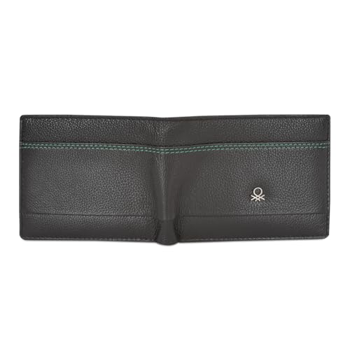 UNITED COLORS OF BENETTON Fenwick Leather Men's Casual Wear Two Fold Wallet (Brown, Free Size)