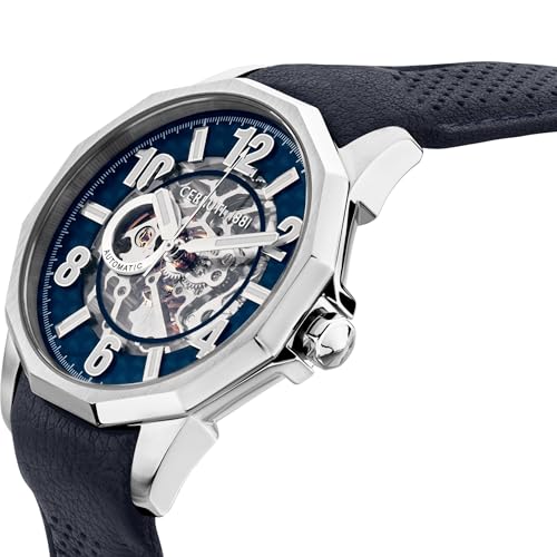 Cerruti Automatic Molveno Watch, blue, 45.5