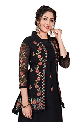 Miss Ethnik Women's Maxi Semi Stitched Anarkali Gown