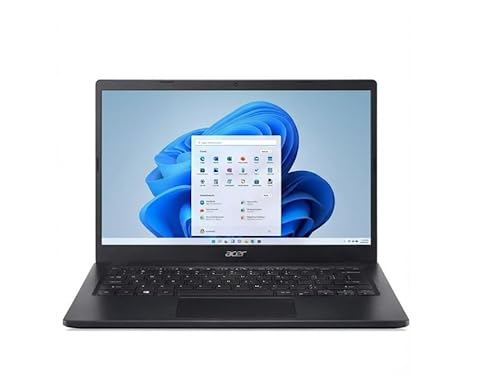 acer TravelLite Bussines Laptop TL04-51M | Core 5-120U | 14 INCH FHD IPS | 8GB DDR4 | 512GB | WiFi 6+ BT 5.2 | 1MP HD-CAM | 36WHR | 45W | Black | Windows 11 Home (UN.36JSI.005)