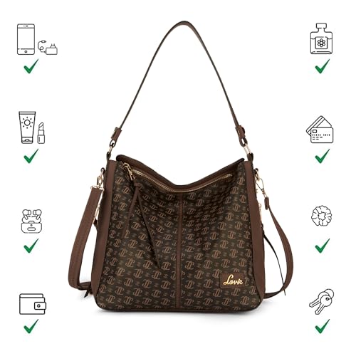 Lavie Women's Mono Clair Large Hobo Bag | Ladies Purse Handbag