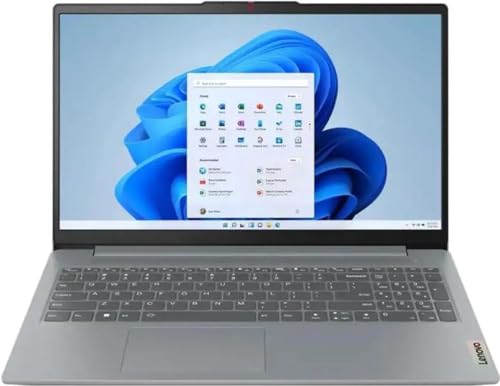 Lenovo IdeaPad Slim 15.6" Full HD Touchscreen Laptop |AMD Ryzen 7 5825U| AMD Radeon Graphics |Copilot|Grey| 16GB RAM | 512GB SSD |Windows 11 Home |Bundle with Stylus Pen