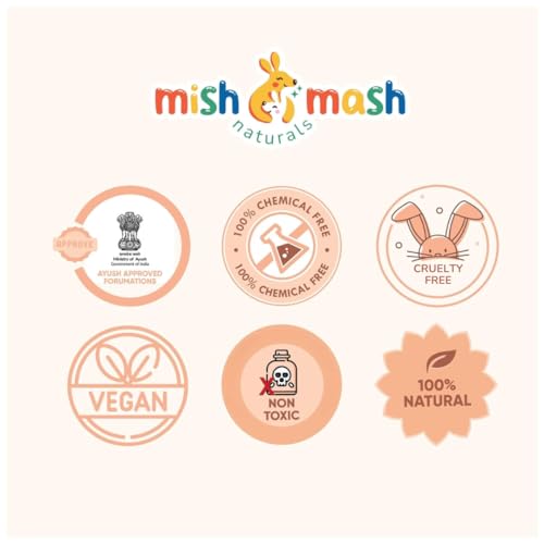 Mishmash Naturals lip Gloss | Safe, Non Toxic & Ayurvedic | Shiny & Glossy Finish | With Goodness of Pomegranate Oil & Shea Butter | Nourishing Formula | for Kids, Preteens & Girls | Ages 3-14 | 12ml