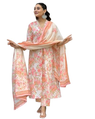 Cicica Salwar Suits For Women's | Anarkali Suit | Kurta With Pant & Dupatta For Women | Cotton Kurti Set For Woman | Kurtis With Palazzo & Dupattas | Ethnic Motifs | Wedding
