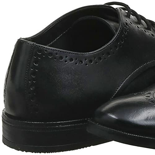 Clarks Mens 26148029 Black Black Leather Uniform Dress Shoe - 9 UK (261480297)