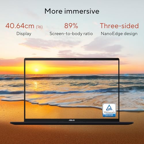 ASUS Vivobook 16 (2026),AMD Ryzen AI 5 330,AMD Radeon iGPU,16GB RAM,512GB SSD,FHD+,16"(40 cm), Windows 11 Home,M365 Basic(1 Year),Office 2024,Quiet Blue,1.88 Kg,M1607KA-MB268WS, Thin & Light Laptop
