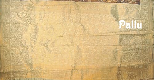 SREE KUMARAN Women's Kanchipuram Kubera Silk Pure Pattu Sarees With Blouse (VSK138-2) (VSK176-6)