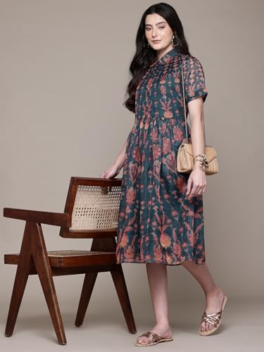 Aarke Ritu Kumar Green Sandro Long Dress