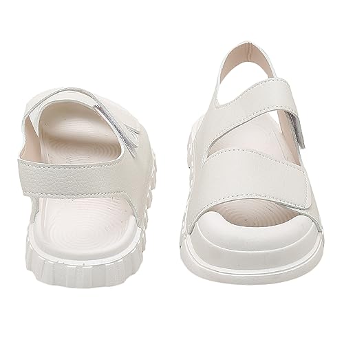 Hopscotch Girls PU Solid Floaters in White Color,UK:12.5 (FAQ-4403396)