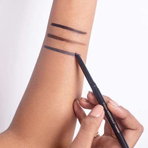 Forest Essentials Gulaab Khaas Pencil Kajal Charcoal Black | Made with Cow Ghee & Rose Petals | Natural Highly Pigmented Kajal | Helps in Cooling & Soothing the Eyes