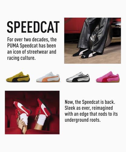 PUMA | Speedcat OG Sneakers | Orange Glo-Poised Pink | 12UK