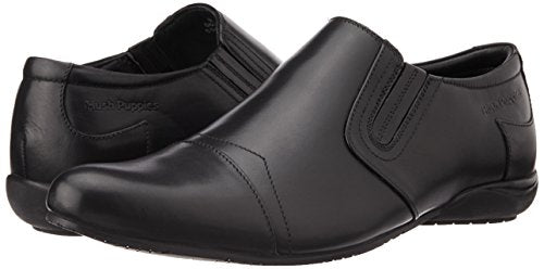 Hush Puppies Men's Frazer Slip On Black Leather Formal Shoes