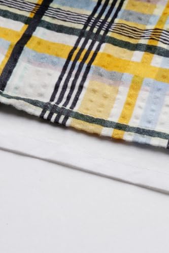 Allen Solly Girls White Check Regular Fit Casual Dress