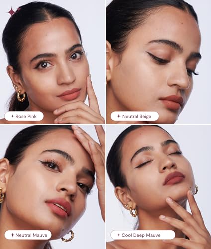 Gush Beauty 4-in-1 Matte Liquid Lipstick Dark Nude, Waterproof | 8.4ml