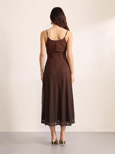 Kazo Hibiscus 2 Maxi Dress (Brown L)