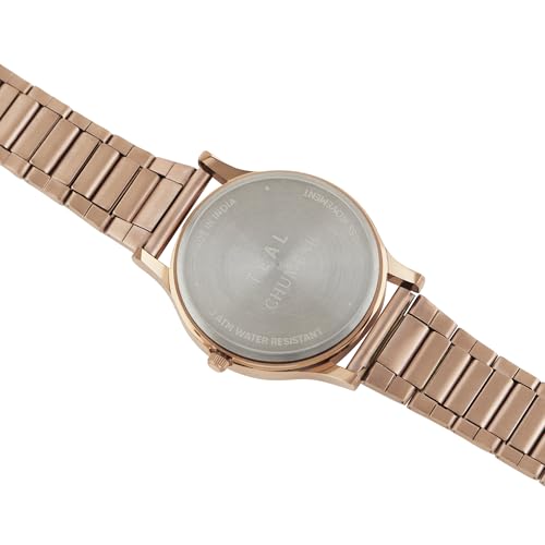 TEAL BY CHUMBAK Round Dial Analog Hand Watch for Women, Gifts for Women/Girls/Ladies, Stylish Fashion Watch for Casual/Work